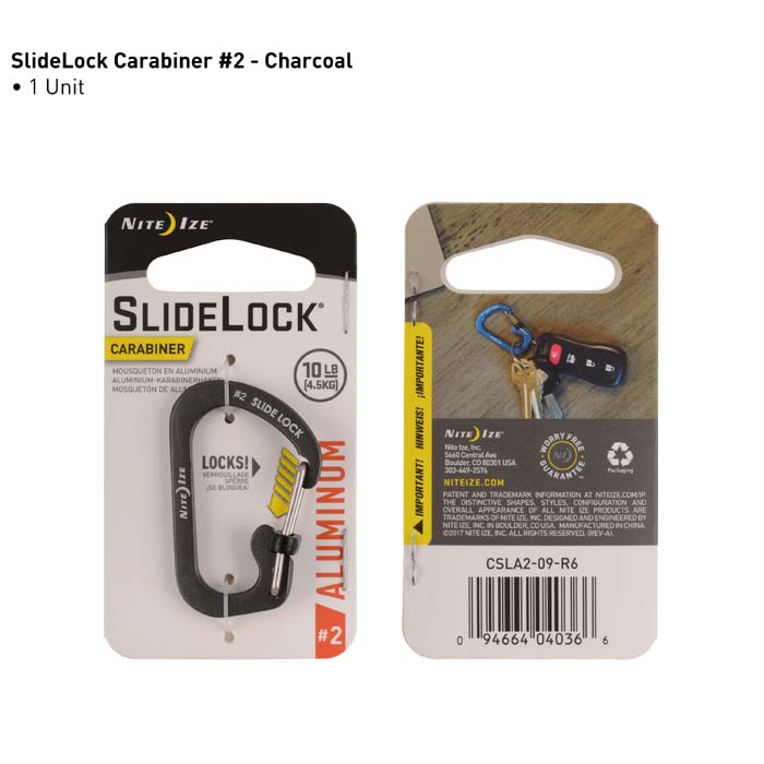 SlideLock Carabiner Aluminum