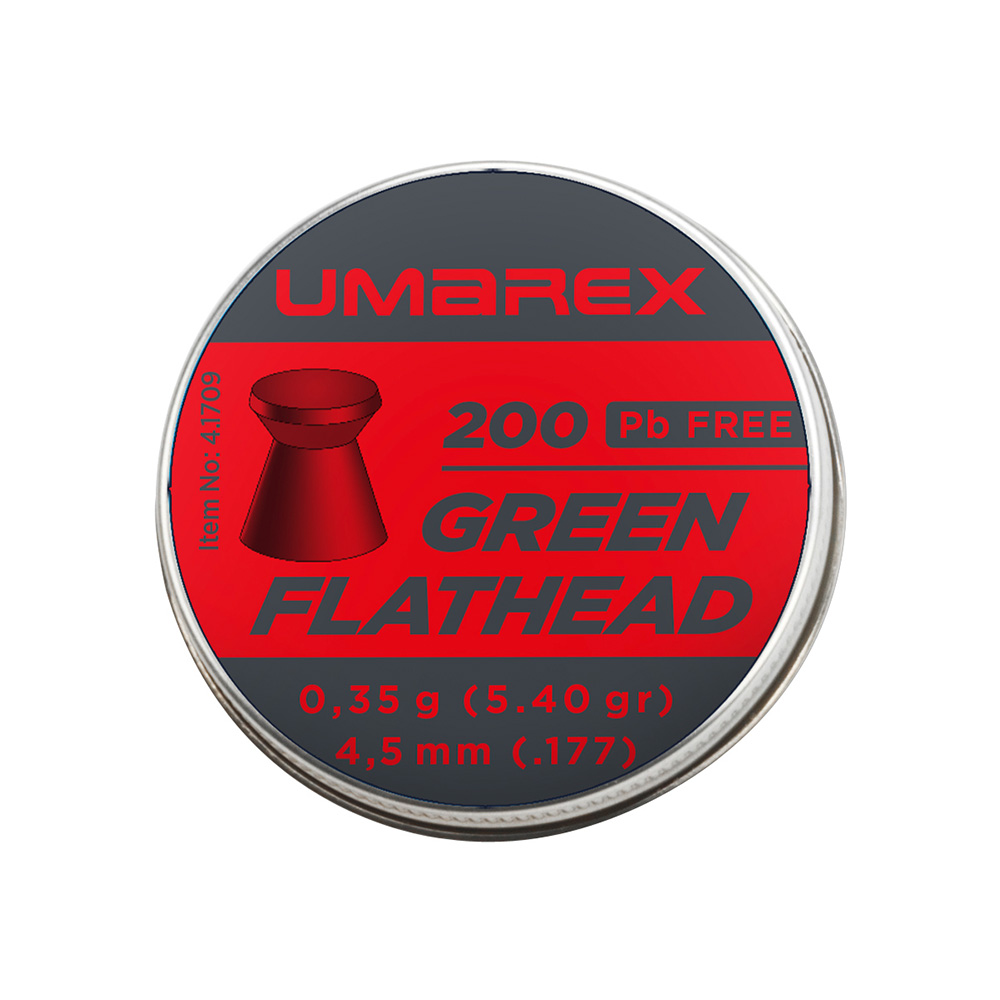 Umarex Green Flathead 4,5mm Diabolos