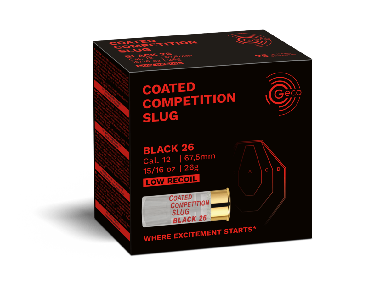 Geco Coated Competition 12/67,5  Slug Black 26