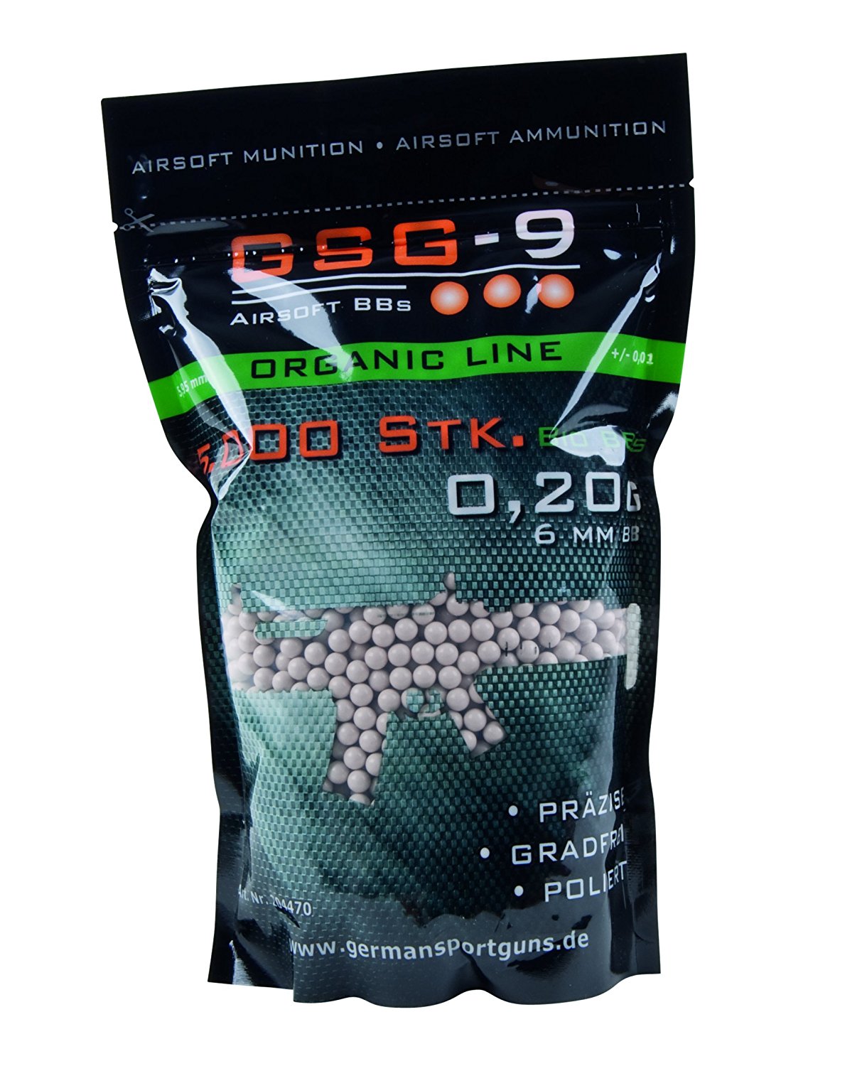 81WM4uEnrTL-_SL1500_ GSG-9 Organic Line 6mm BIO BBs Weiß 0,20 g 5.000 Stück