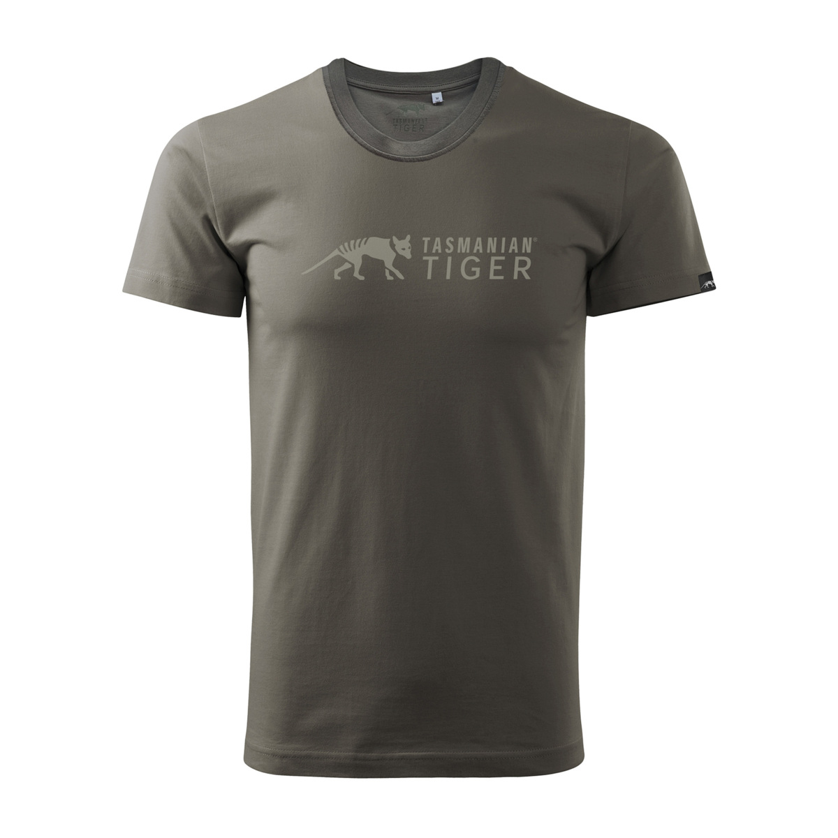 Tasmanian Tiger Logo Shirt T-Shirt Stone-Grey-Olive IRR