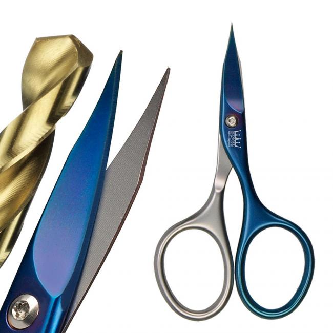 59502_StahlKrone_Manikuere-Schere_Selbstsch-fungs-Effekt_blau_Manicure-Scissors_Self-Sharpening-Effect_blue Selbstschärfende Nagelschere - Dunkel-Blau
