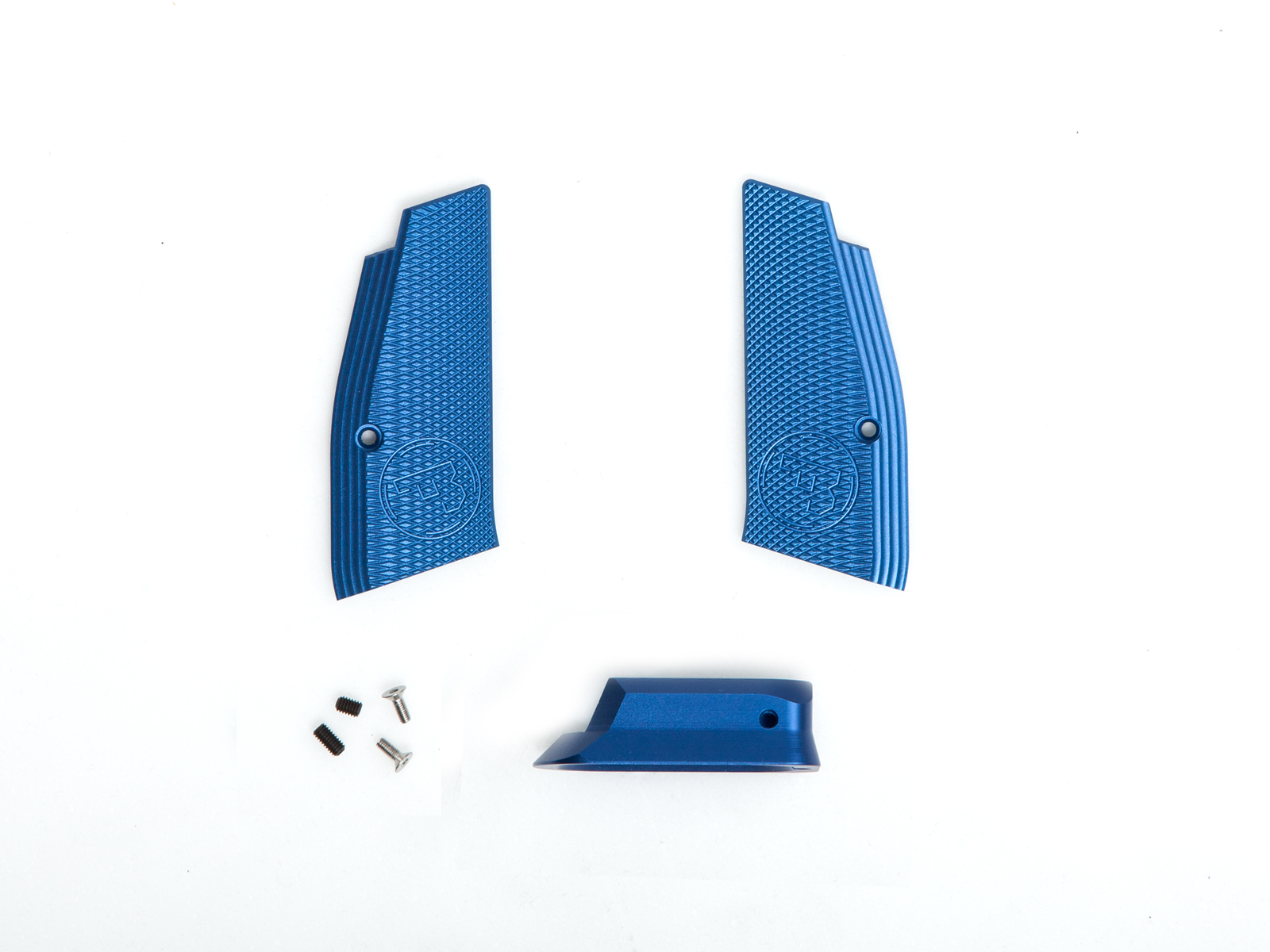 18546-000 Short grip and mag. funnel. CZ SP-01 Shadow, Blue