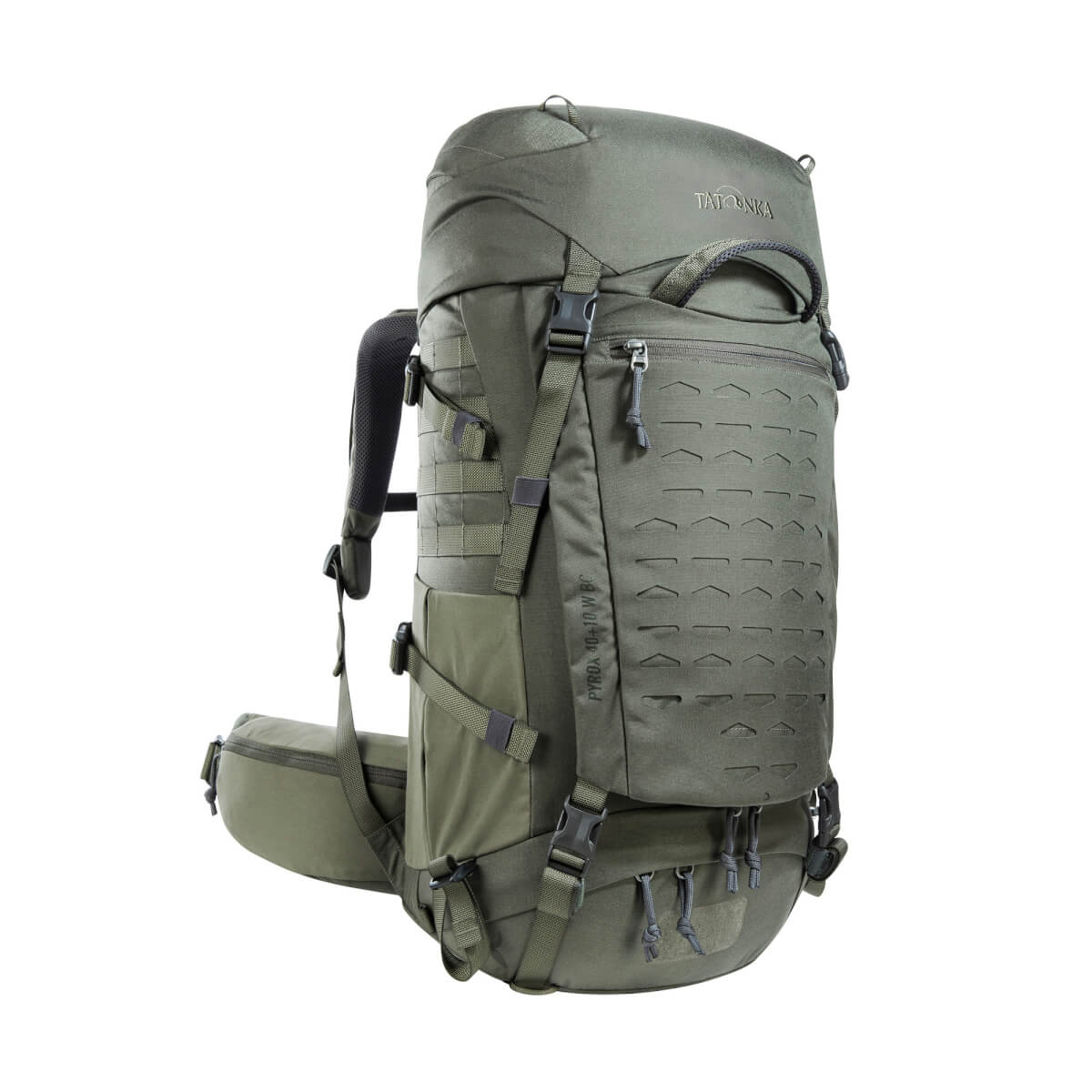 Tatonka Pyrox 40+10 Women BC Bushcraft-Rucksack Stone Grey Olive