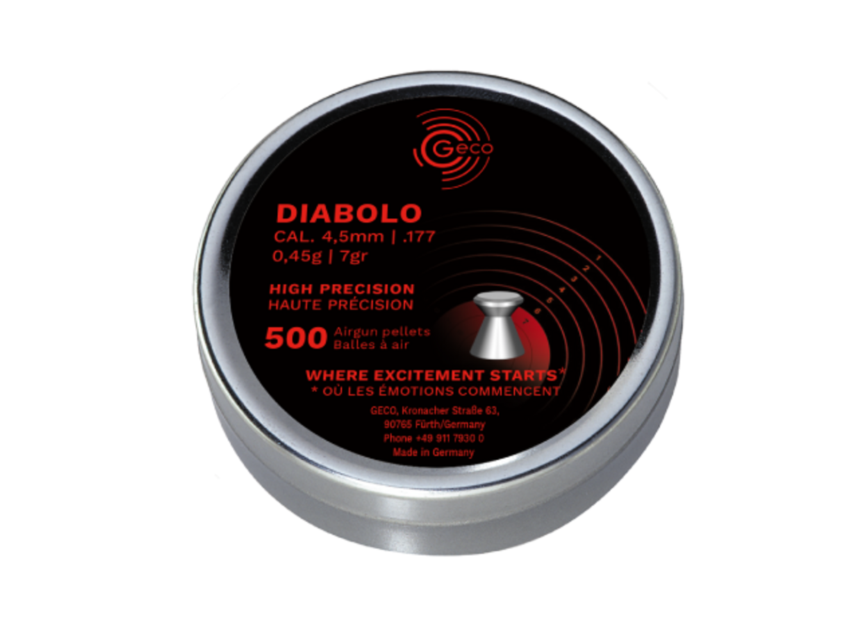 Geco Diabolo 4,5 mm (.177) Glatt Geco Diabolo 4,5 mm (.177) Glatt