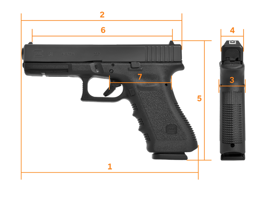 Glock 31 .357 Sig Pistole