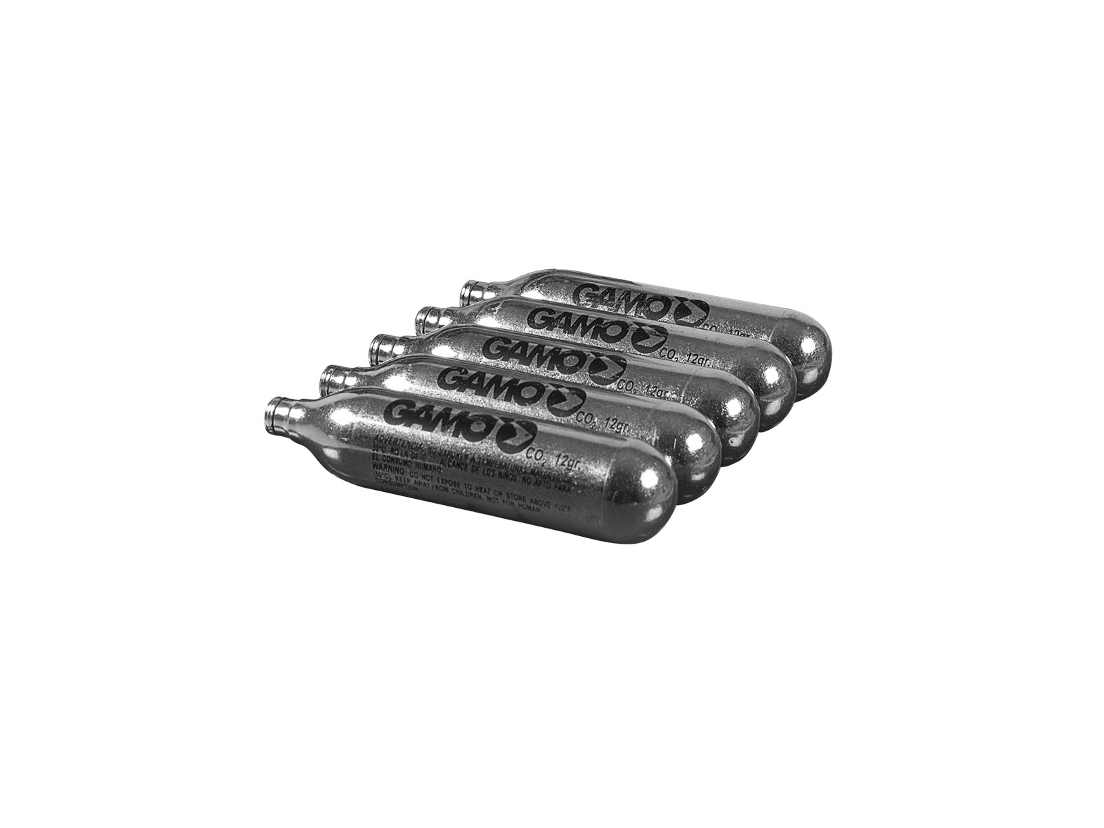 CO2-Capsules-5pcs-12gr-ref-6212470 Gamo 12g CO2 Kapseln