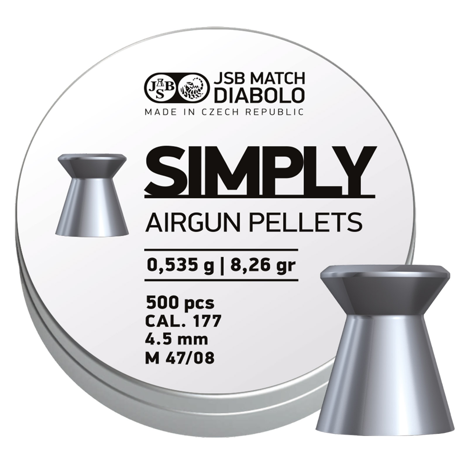 48843_450_2020 JSB Simply 4,5 mm Diabolo