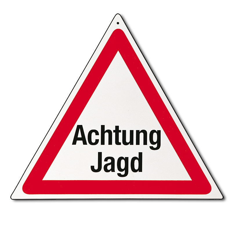 74016_2018 Warndreieck "Achtung Jagd"
