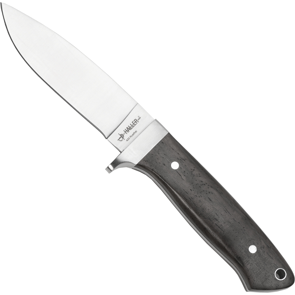 Haller Jagd-/Outdoormesser Ebenholz