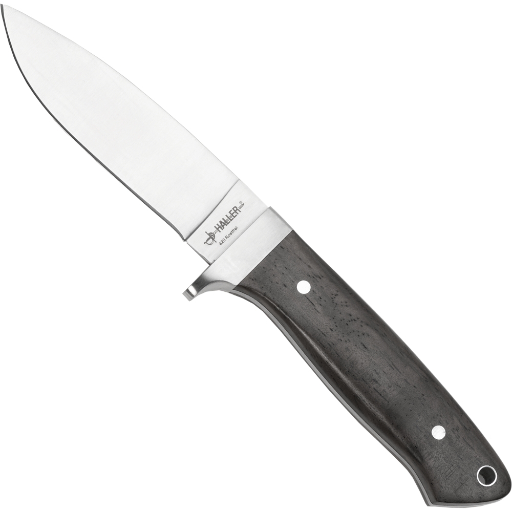 83257_neu_s Haller Jagd-/Outdoormesser Ebenholz