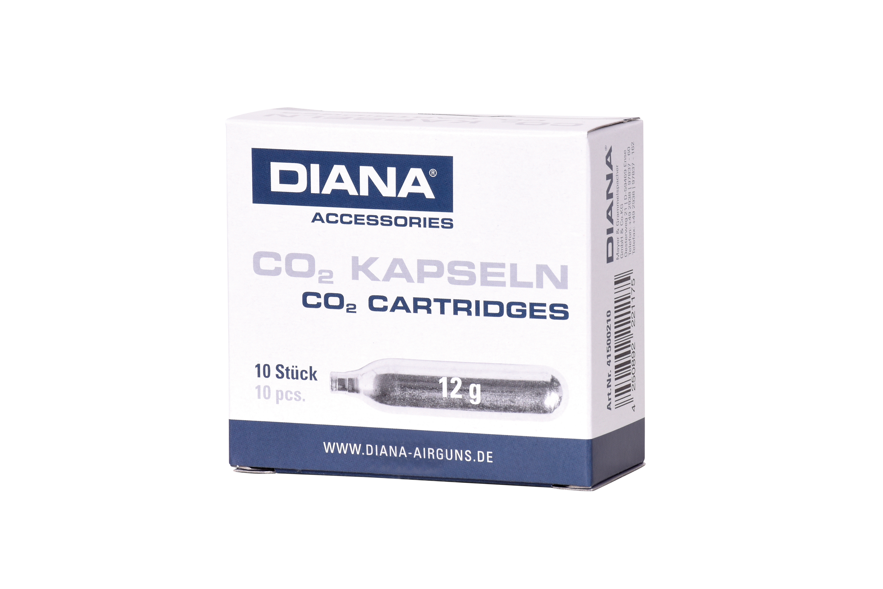 41500210 Diana 12g CO2-Kapseln 10 Stück