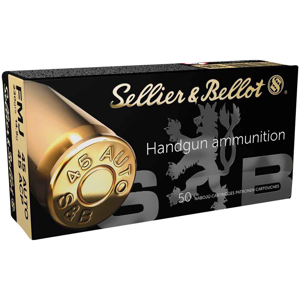 Sellier & Bellot .45ACP Vollmantel 14,9g / 230gr