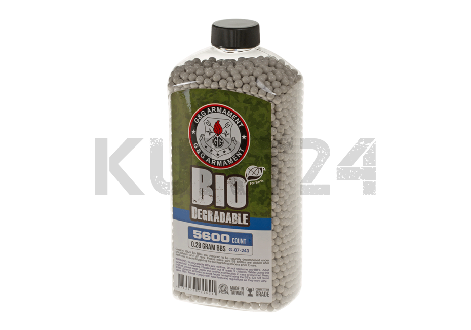 G&G Airsoft Kugeln 0,28g Bio Precision 6mm BBs 5600 St.