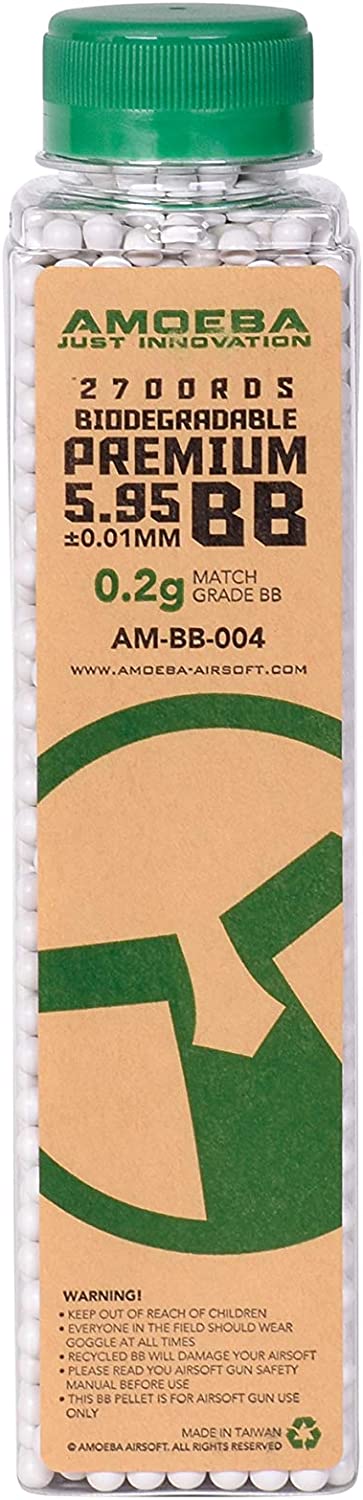 Amoeba Premium Bio BB's 6mm 0,20g 2.700St. Weiß