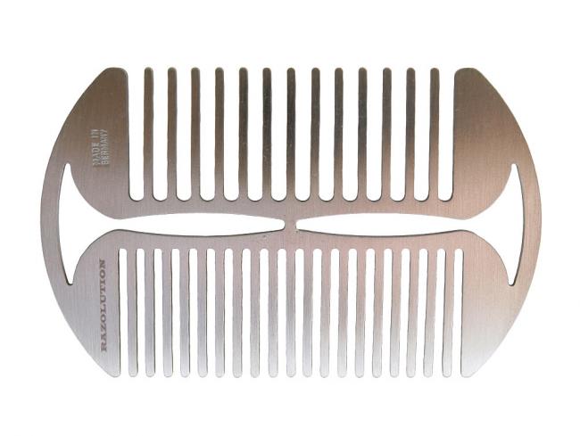 87180_lose Razolution Bartkamm aus Rostfreiem Edelstahl