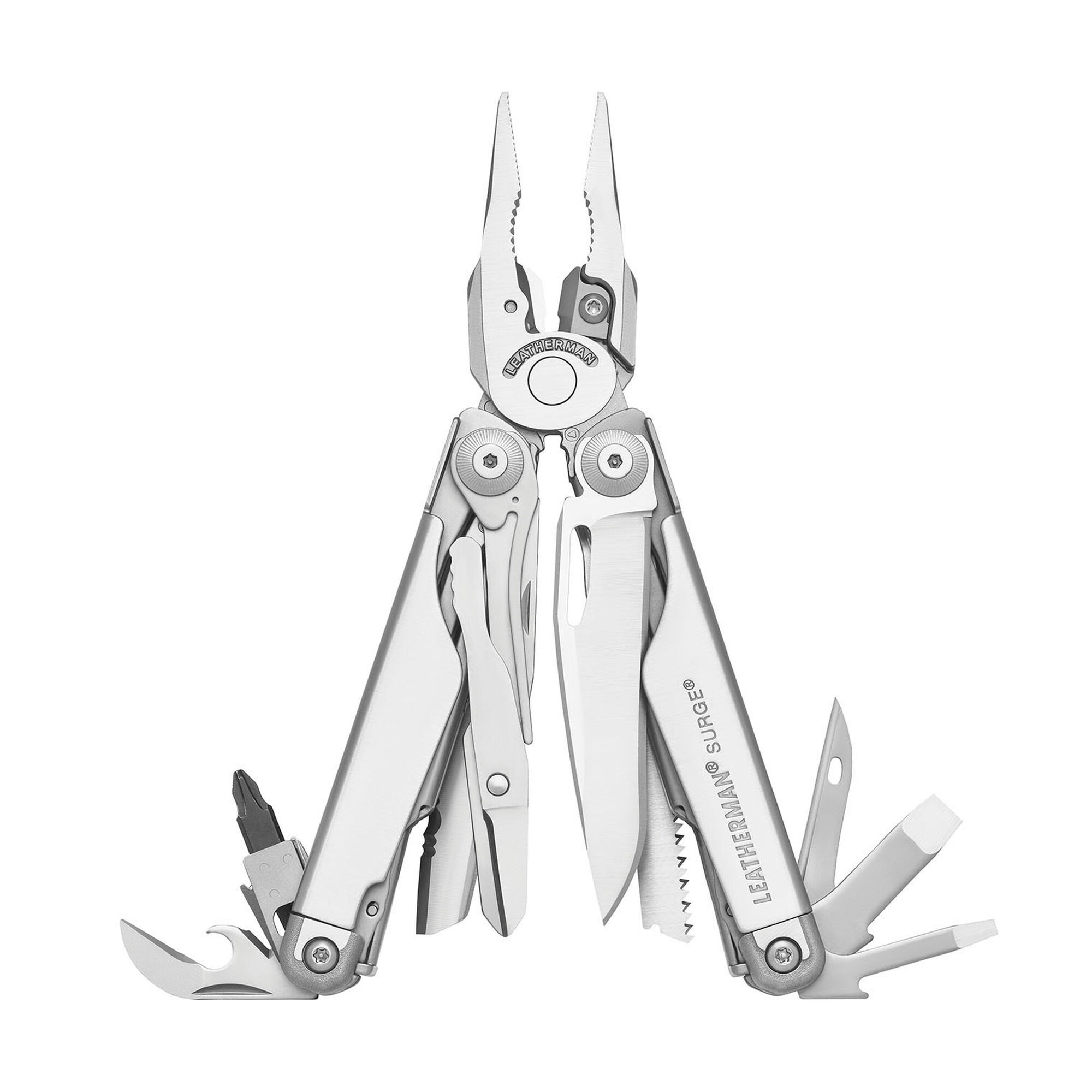 surge-silver-fanned Leatherman Surge