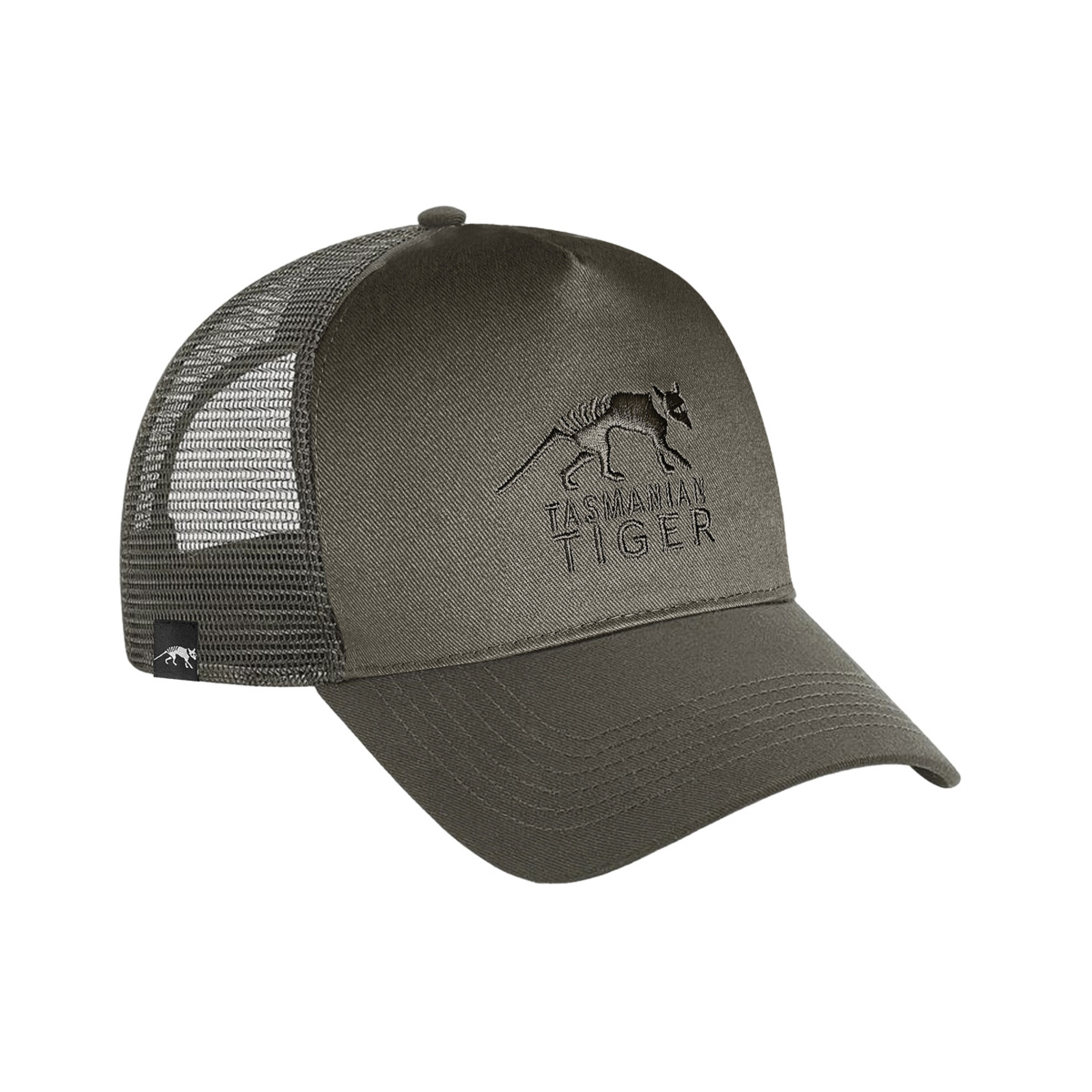 Tasmanian Tiger Logo Cap Stone-Grey-Olive IRR