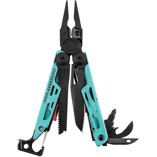 Leatherman-Signal-Multitool-aqua-schwarz Leatherman Signal