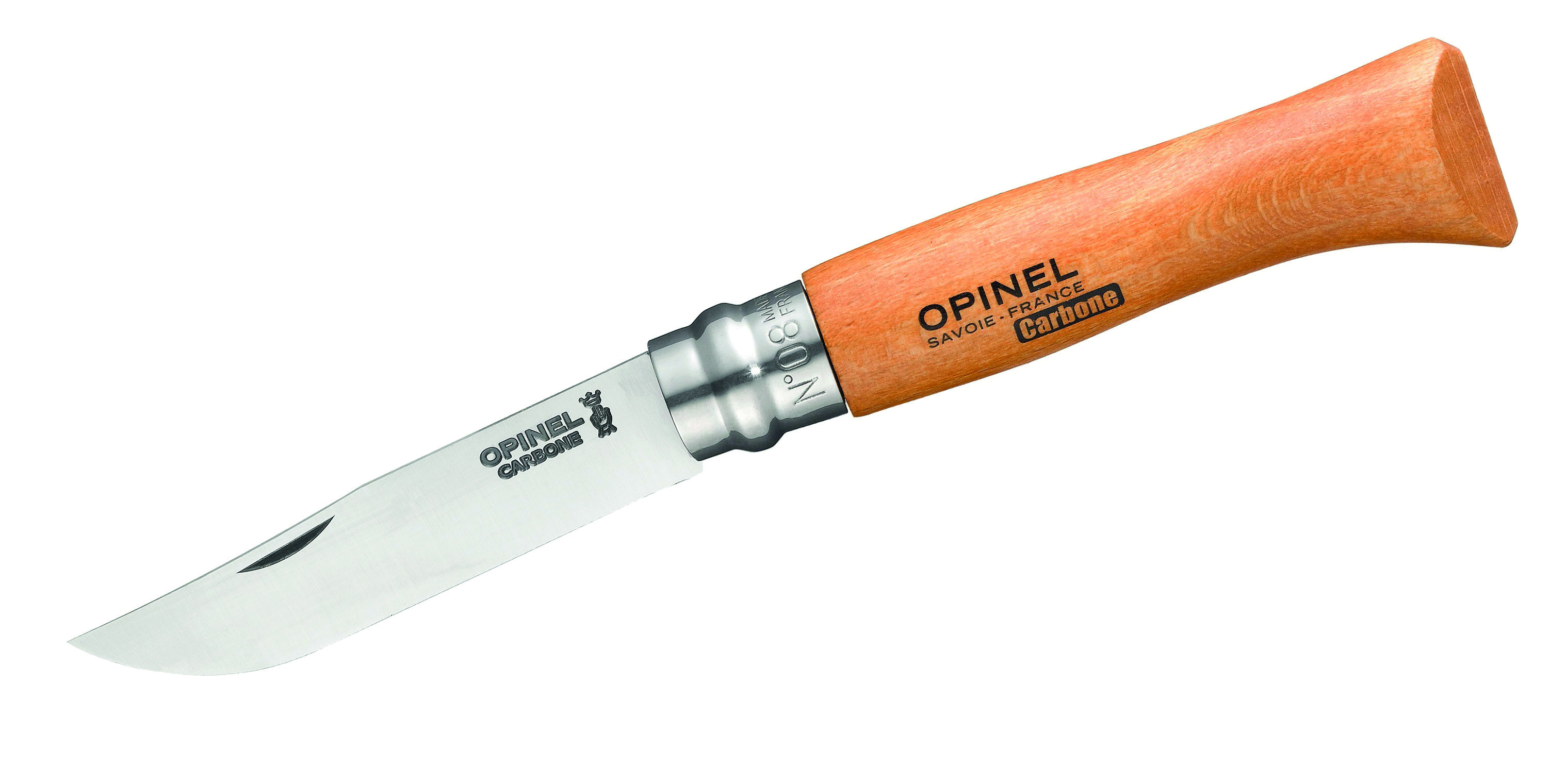 Opinel Taschenmesser No 08 Buche Carbon