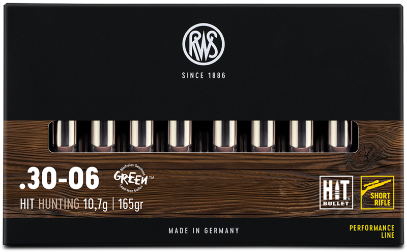 RWS .30-06 HIT Short Rifle Performance Line 10,7g / 165gr
