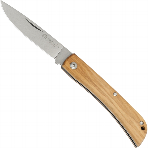 71756_g Maserin Taschenmesser Olivenholzgriff