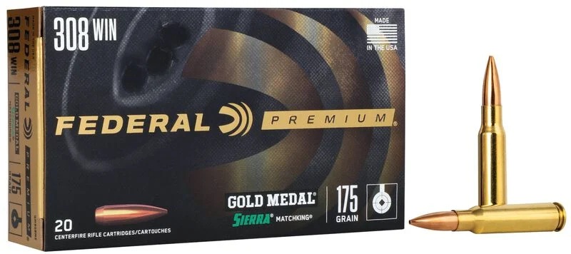 Federal .308Win. Gold Metal OTM