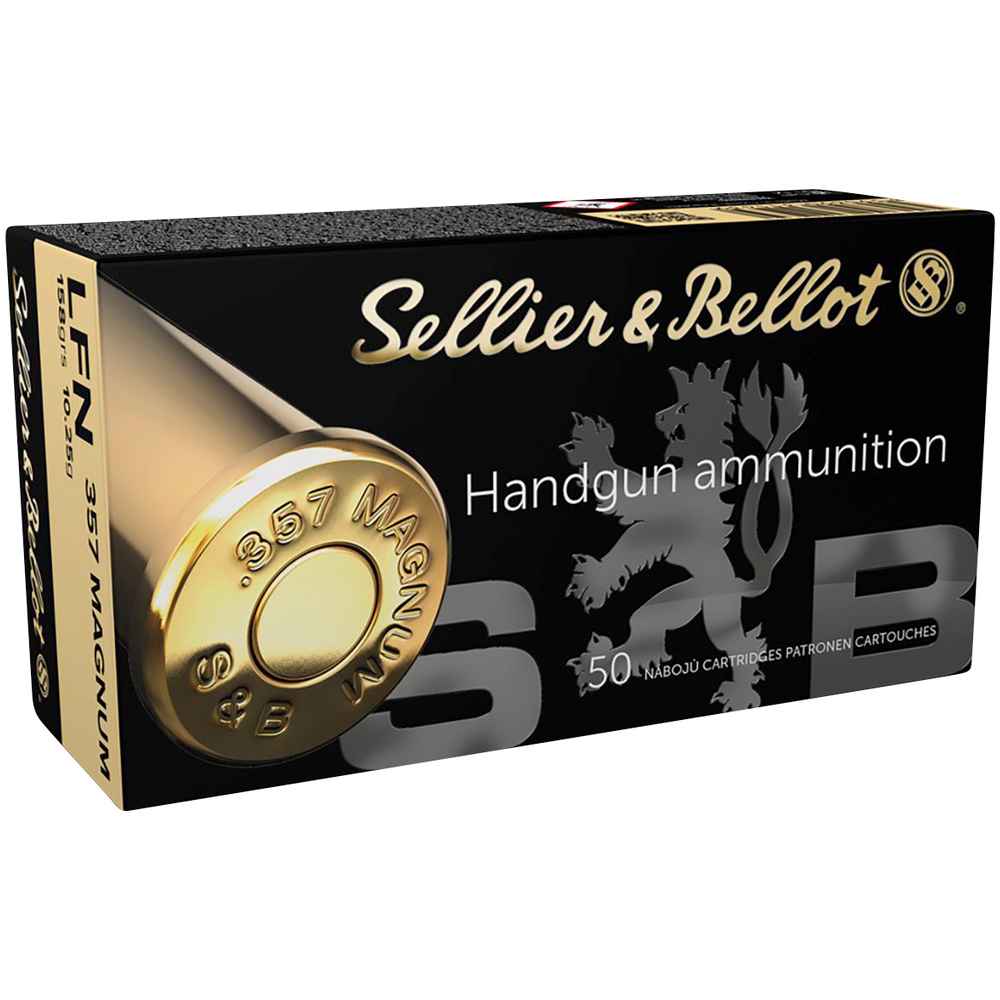 S&B .357 Magnum, 10,2g / 158gr Blei-Flachkopf