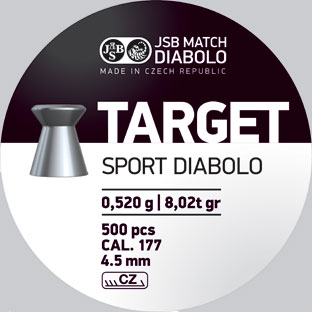 JSB  Target 0,520g 4,5mm Diabolos