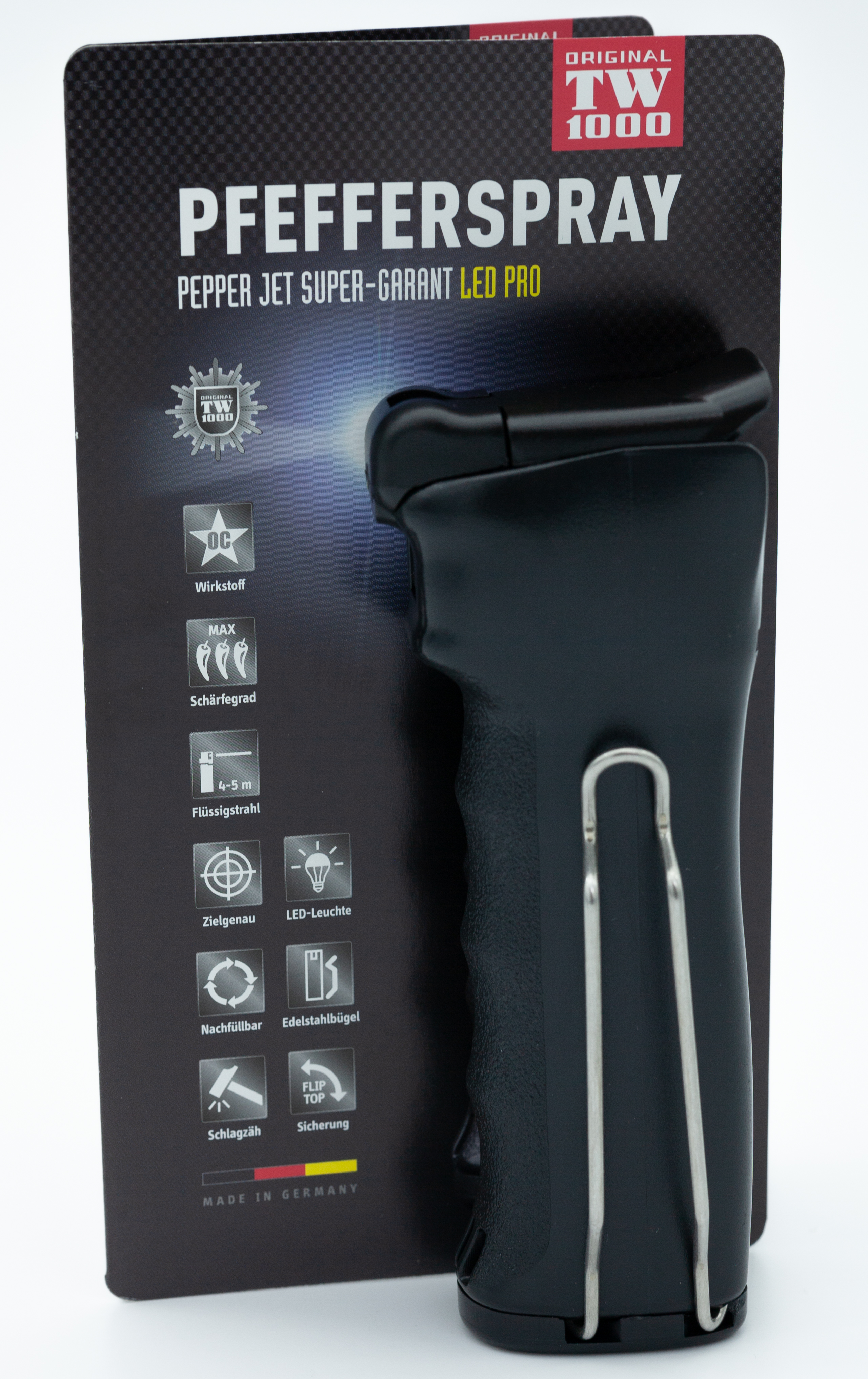 TW1000 Pepper-Jet Super-Garant Profi-Version mit LED-Leuchte