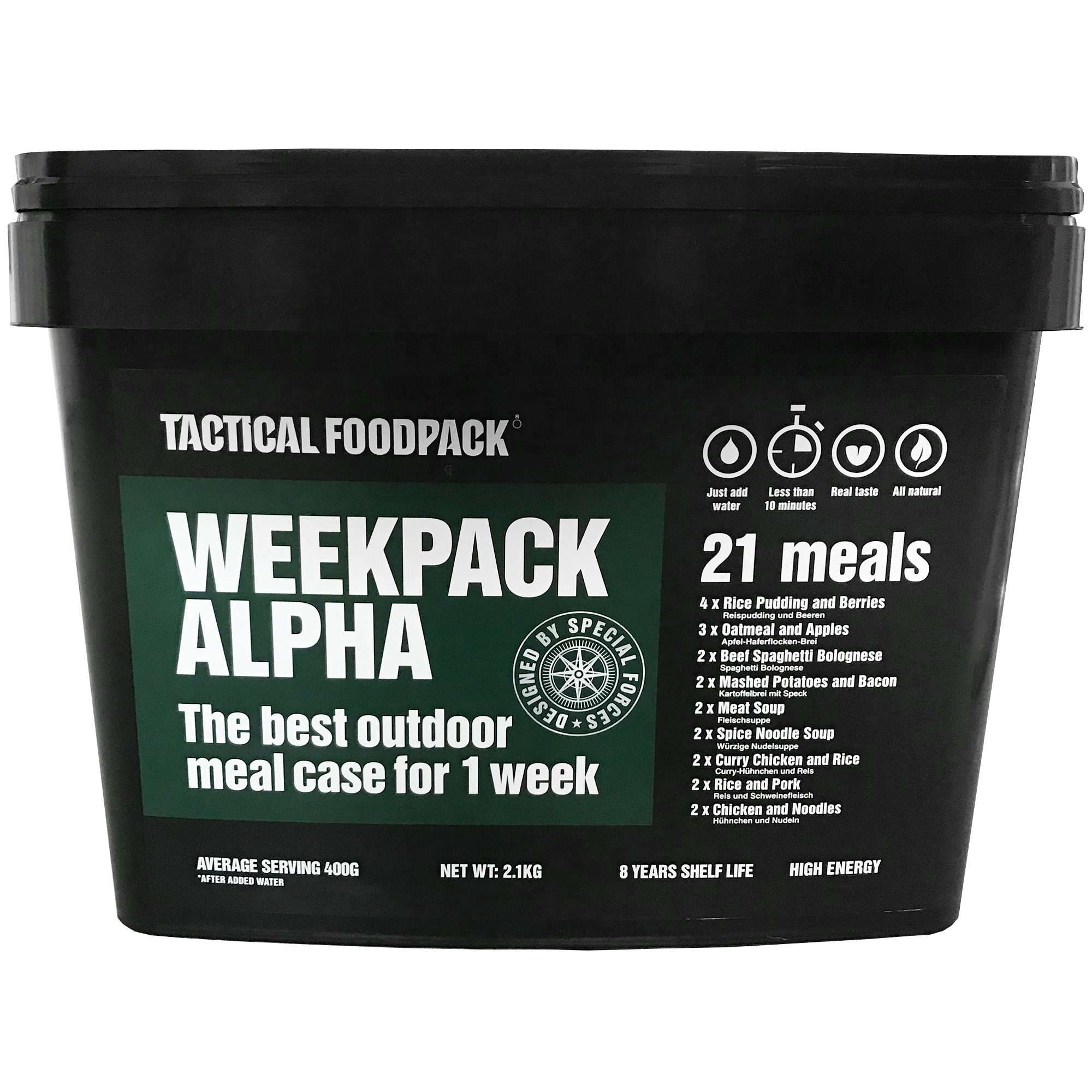 Kurt24 Tactical Foodpack Weekpack Alpha 2080g