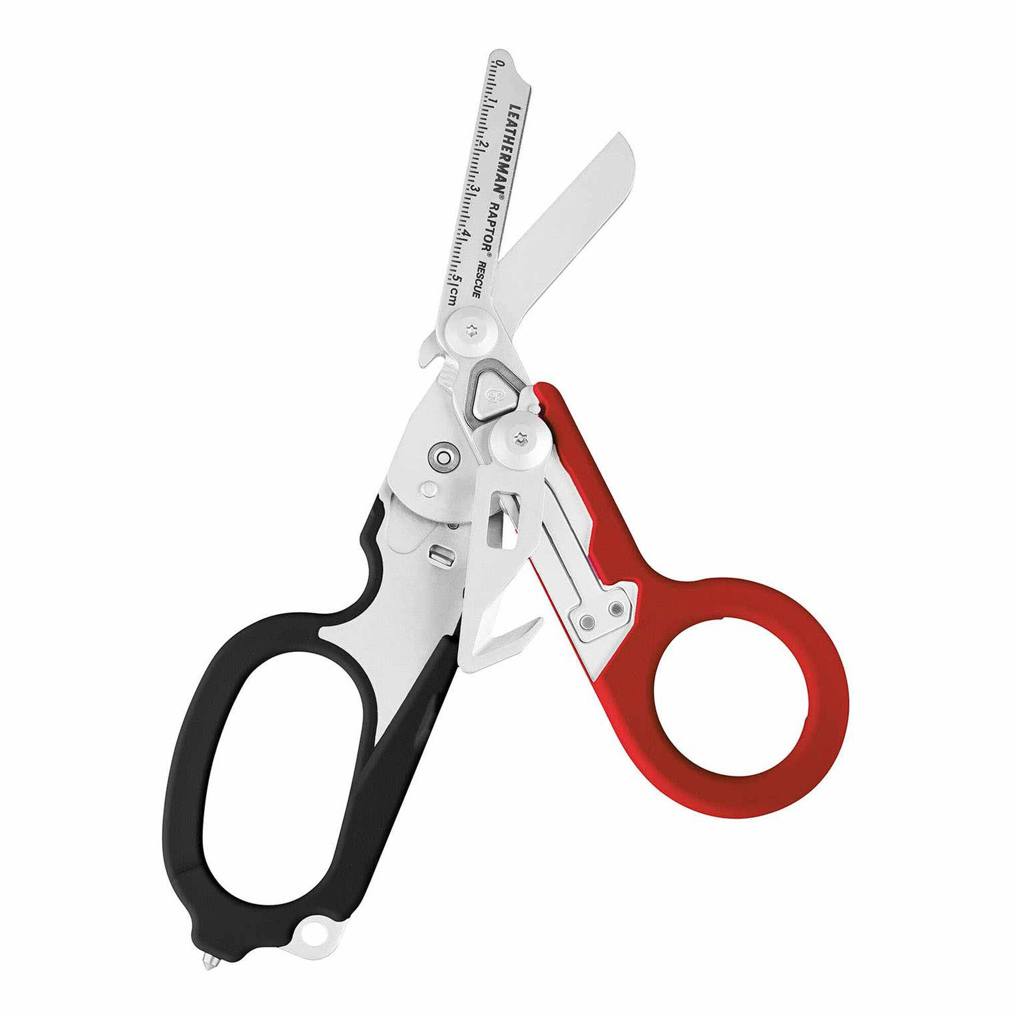 raptor-rescue-red-black-fanned Leatherman Raptor Rescue Rot/Schwarz