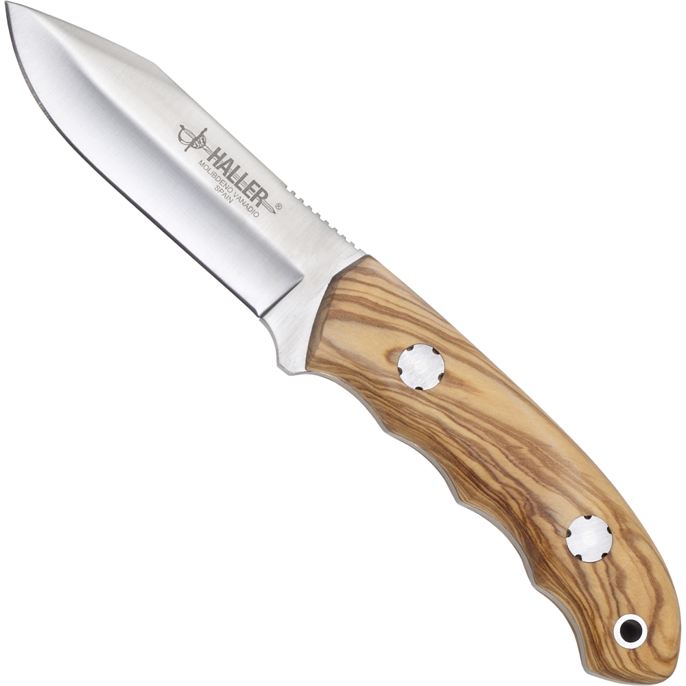 Messer mit Griff aus Olivenholz