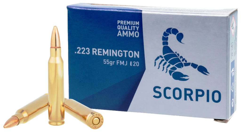 STV SCORPIO .223 Rem. 3,6g / 55gr FMJ-BT