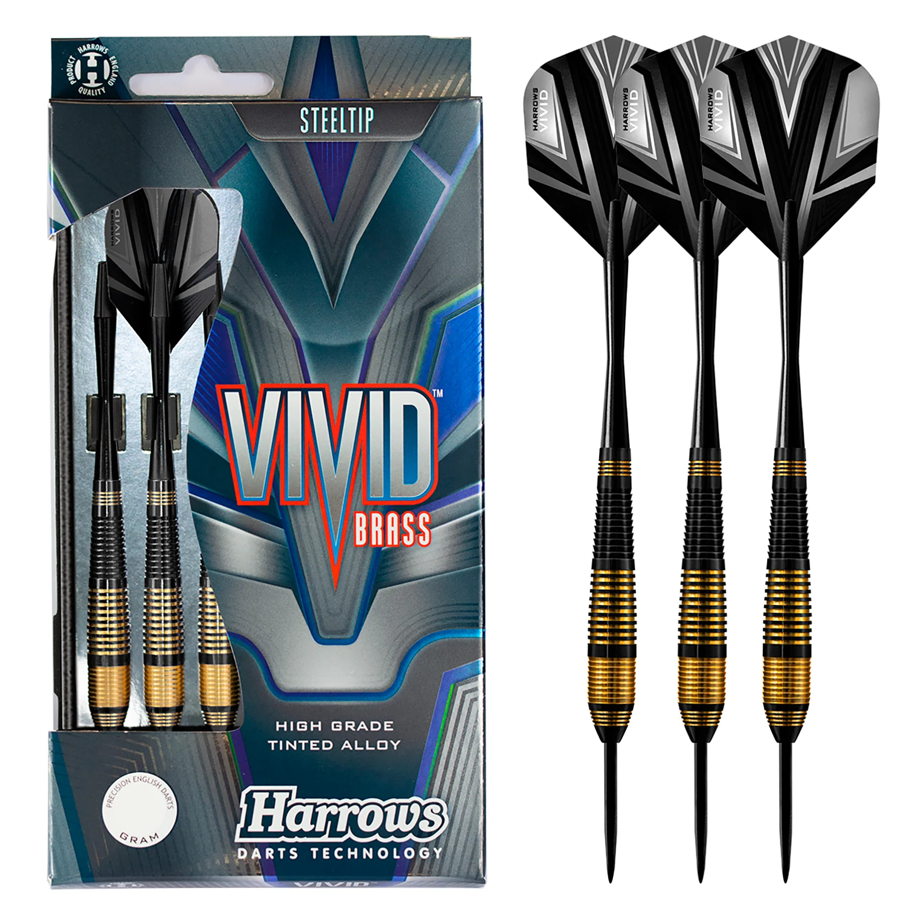 Harrows Vivid Brass Steeltip Darts