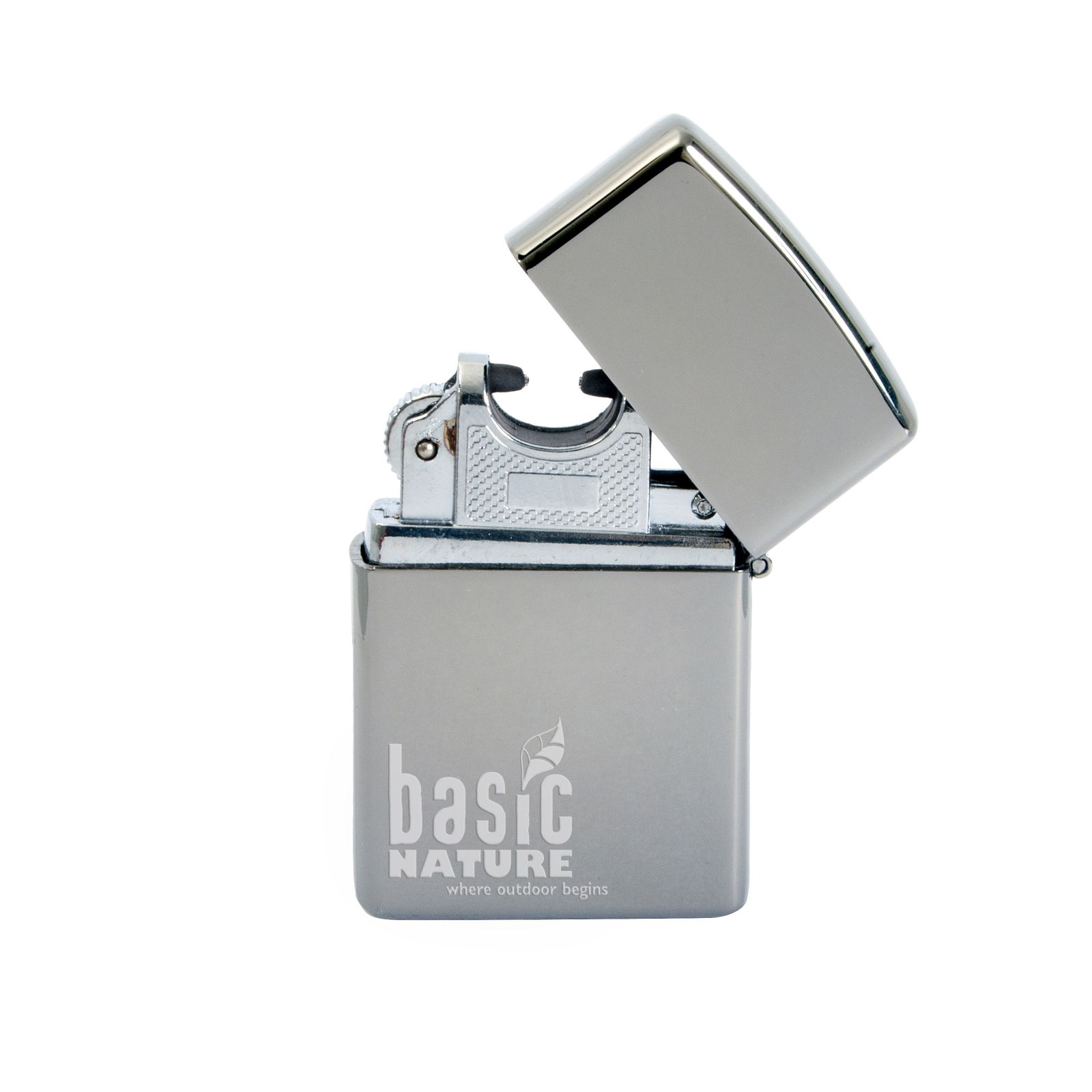 Basic Nature Feuerzeug Arc USB Poliert