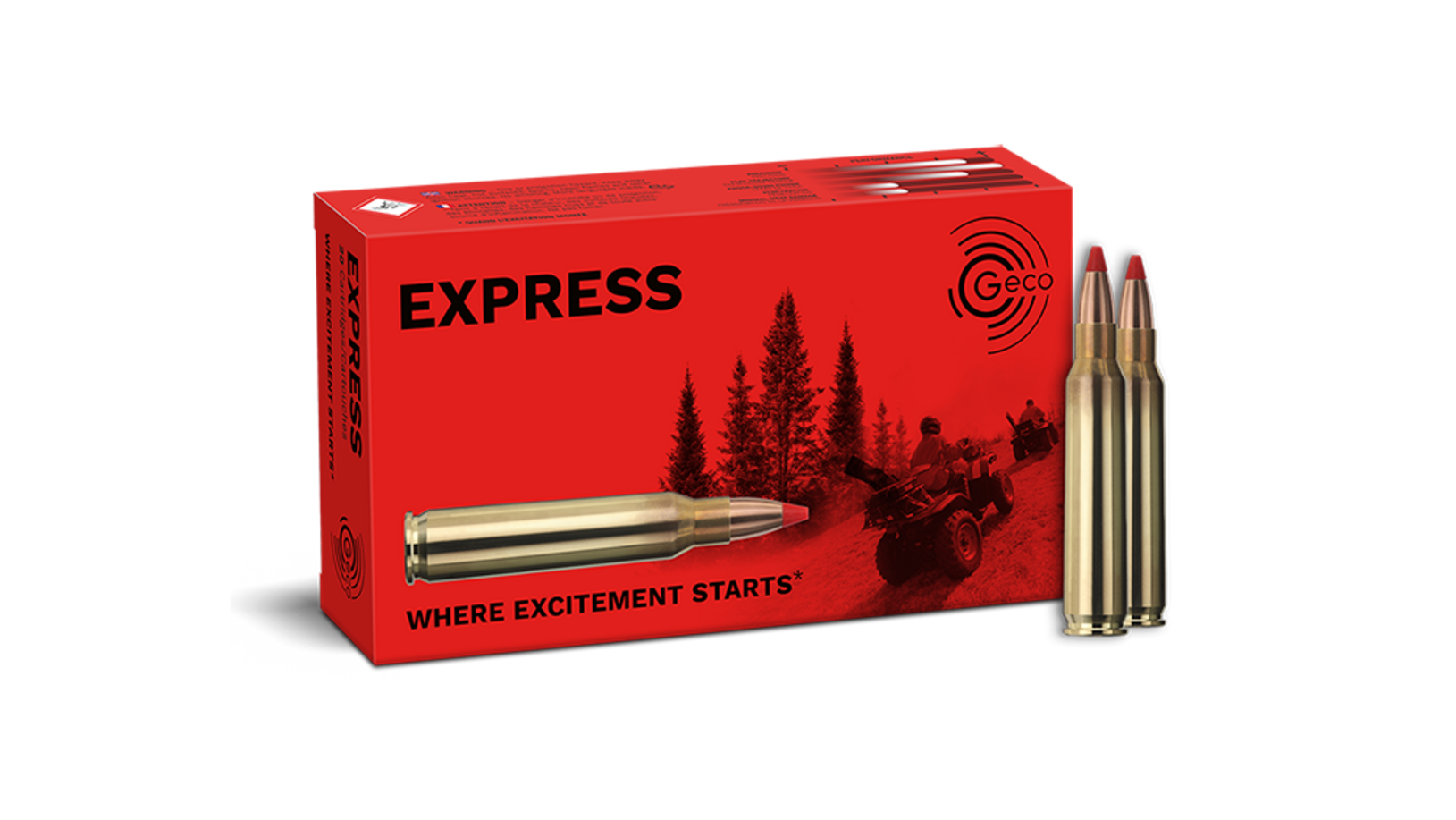 Geco .223 Rem. Express 3,6g / 55gr Büchsenpatronen