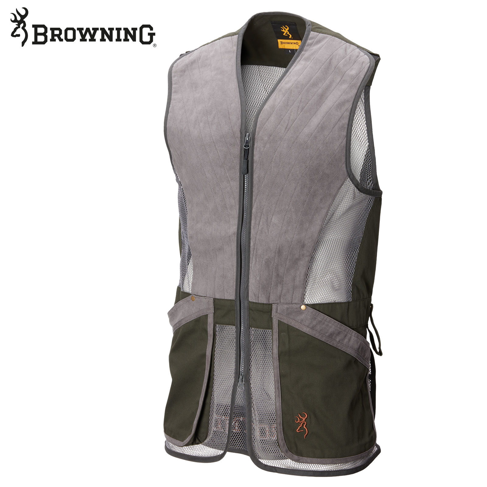 Browning Schießweste Pro Sport Grün/ Grau