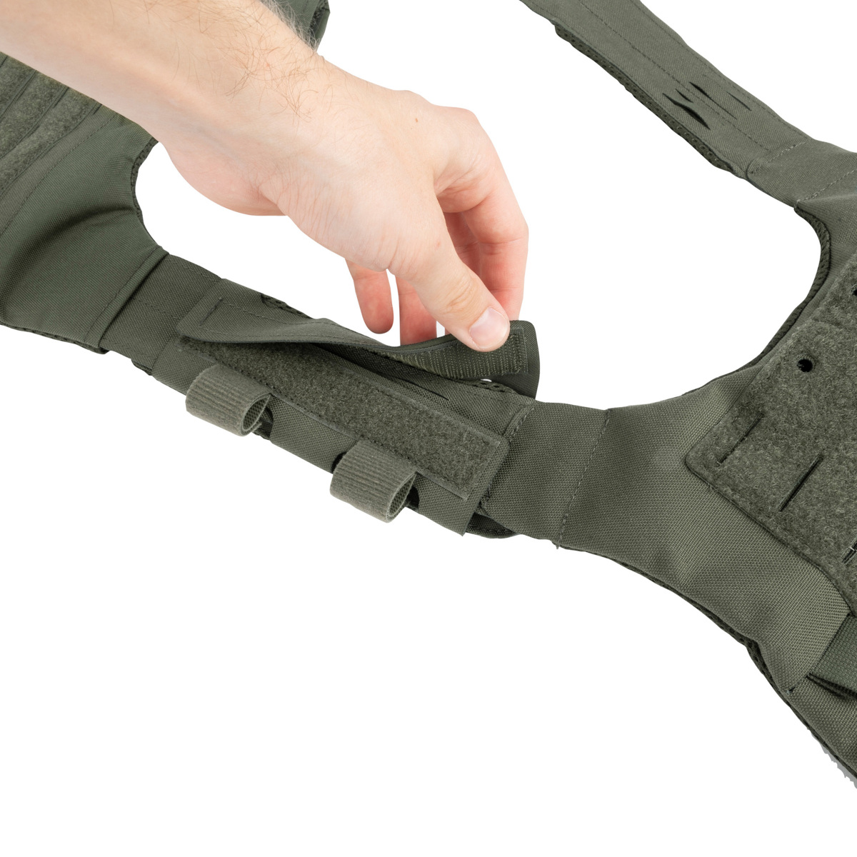 Tasmanian Tiger Plate Carrier LP LC Frame Plattenträger Stone-Grey-Olive IRR
