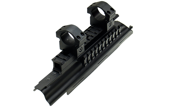 UTG Gen 5 AK/MAK90 Tactical Tri-rail Mount with 1" Rings