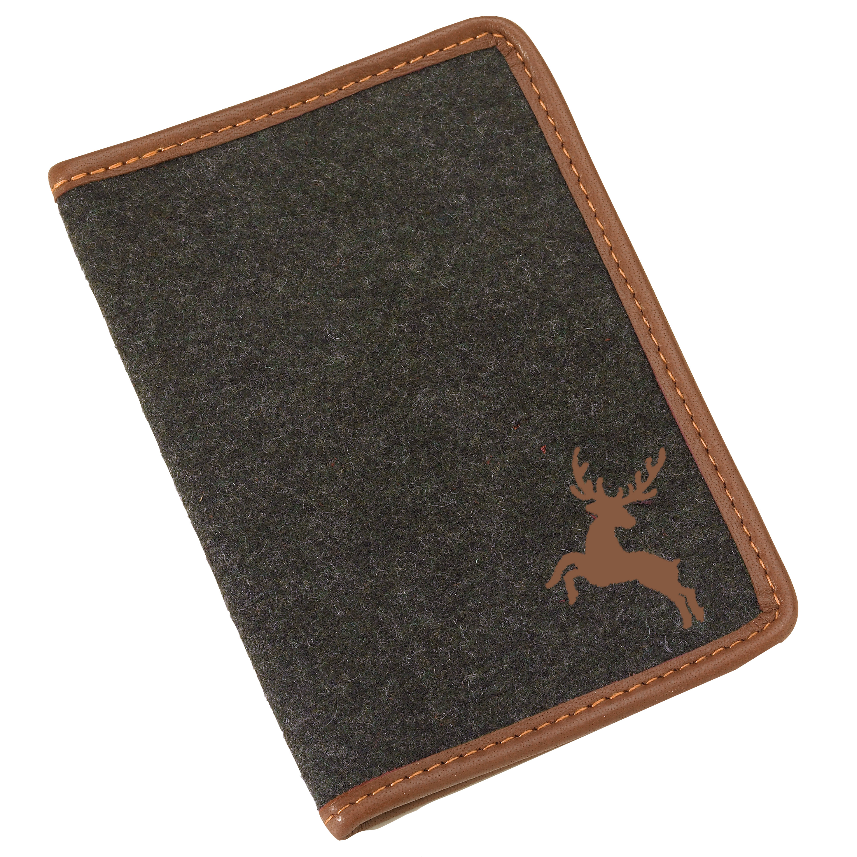 78565_2015 Akah Jagdscheinetui Loden braun