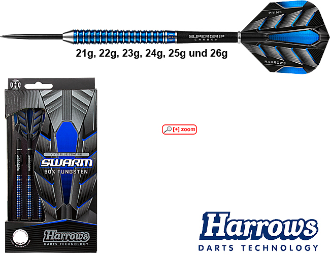 Harrows Swarm 90% Tungsten - Steeltip Dartpfeile