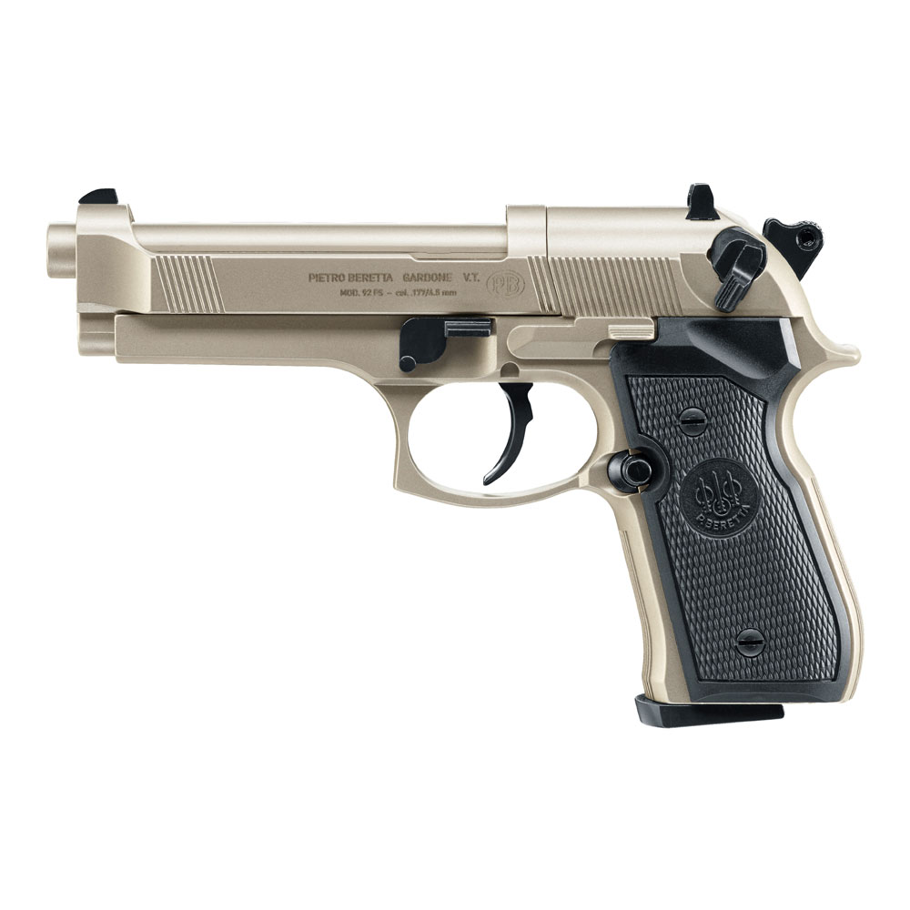 419-00-02_M92FS_links Beretta M92 FS CO2-Pistole 4,5 mm Diabolo Nickel
