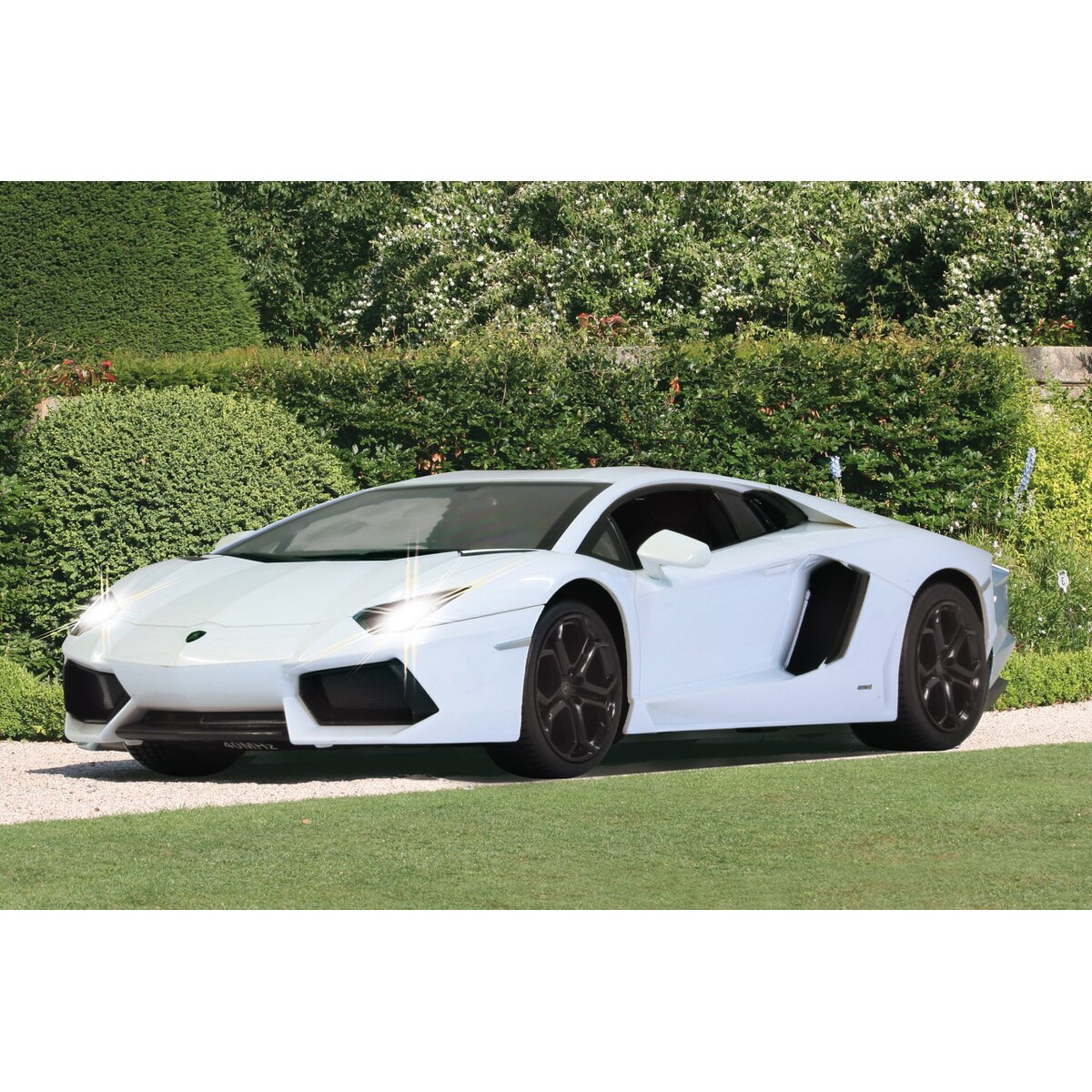 Jamara Lamborghini Aventador 1:14 weiss 2,4GHz