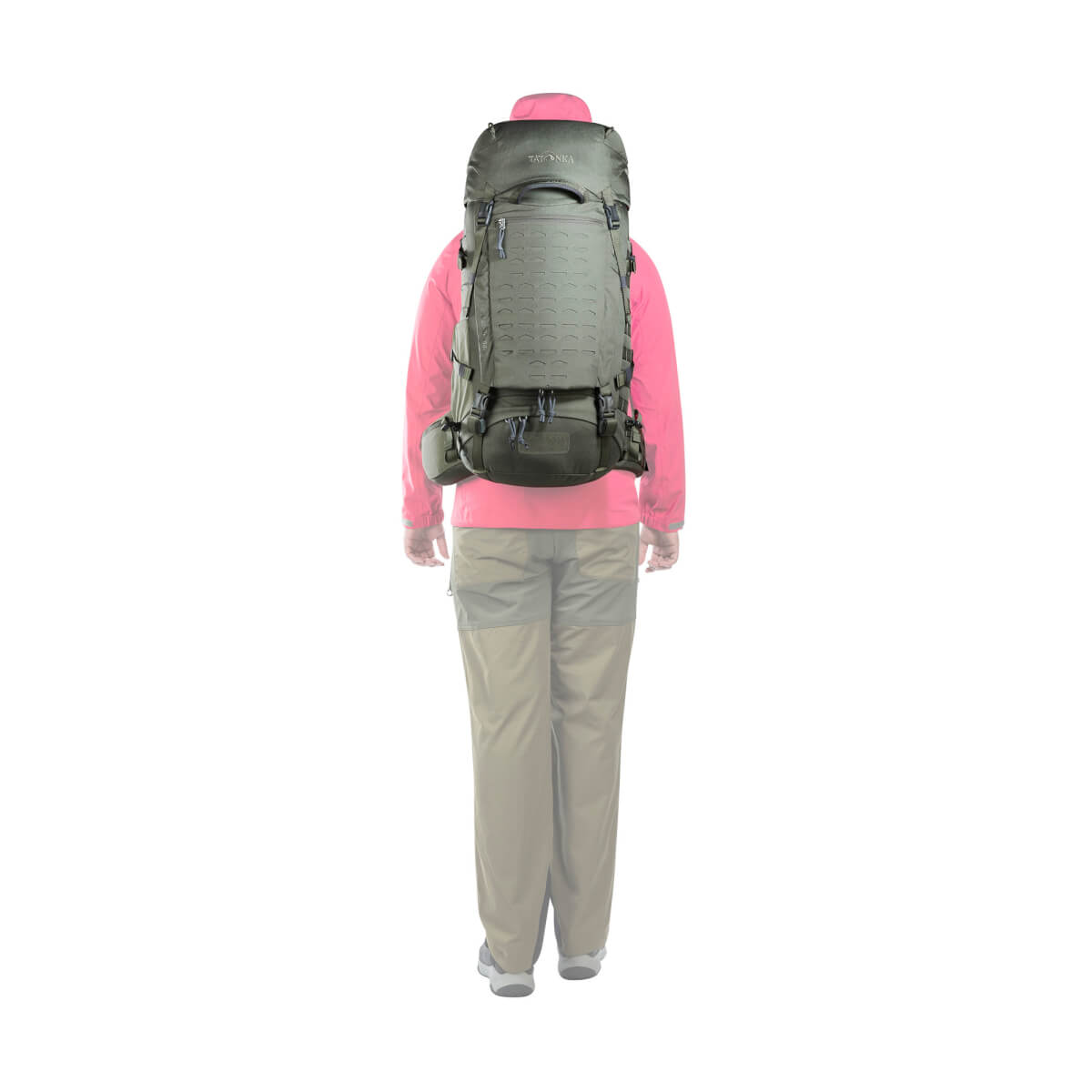 Tatonka Pyrox 40+10 Women BC Bushcraft-Rucksack Stone Grey Olive