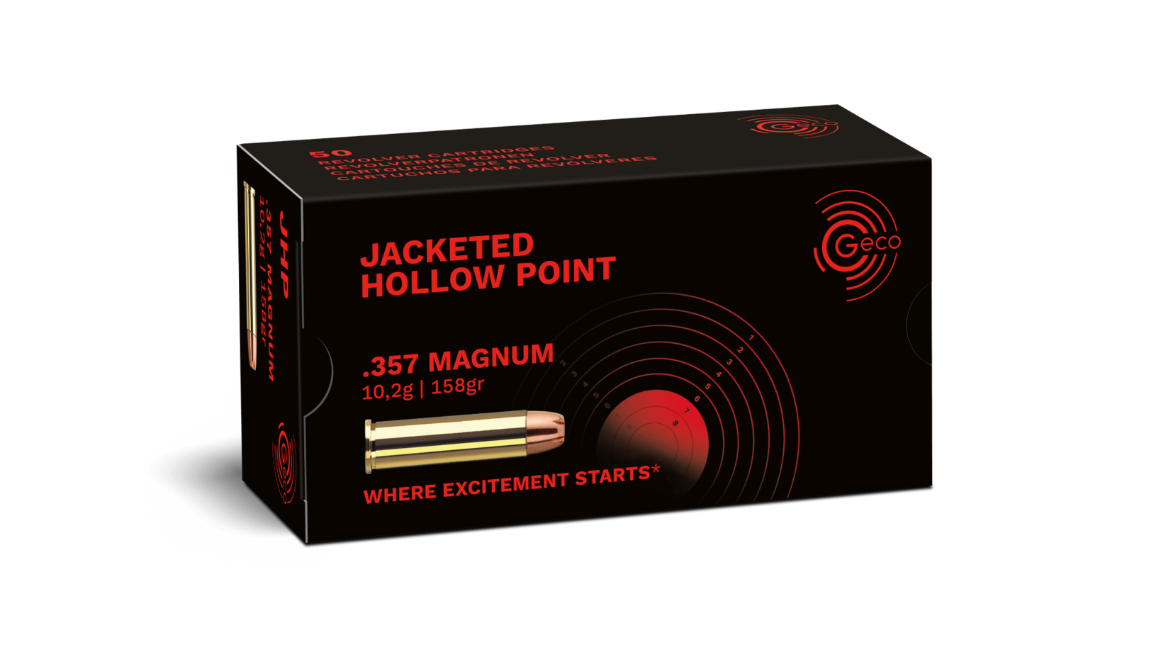 Geco .357 Magnum Hohlspitz 10,2g / 158gr