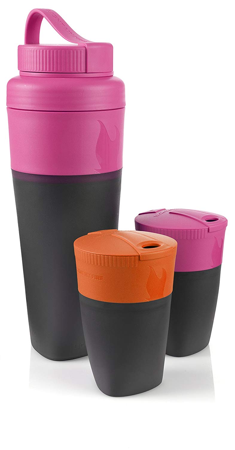 Light My Fire Pack-up Drink Kit Fuchsia / Orange