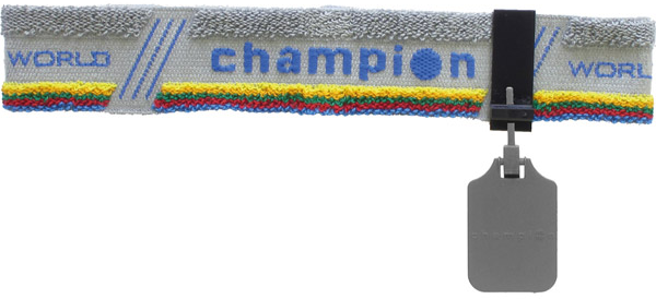 xxx Gehmann Stirnband mit Abdeckscheibe "World Champion"