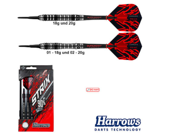 Harrows Strix Softip Dartpfeile