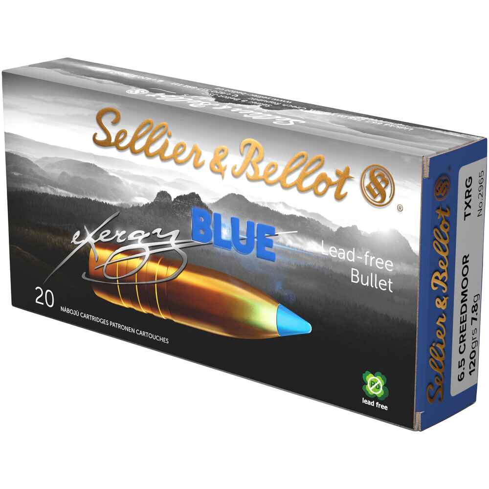 S&B 6,5 Creedmoor TXRG blue 7,8g / 120gr